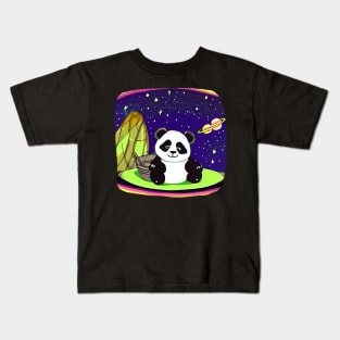 Panda Vacation Kids T-Shirt